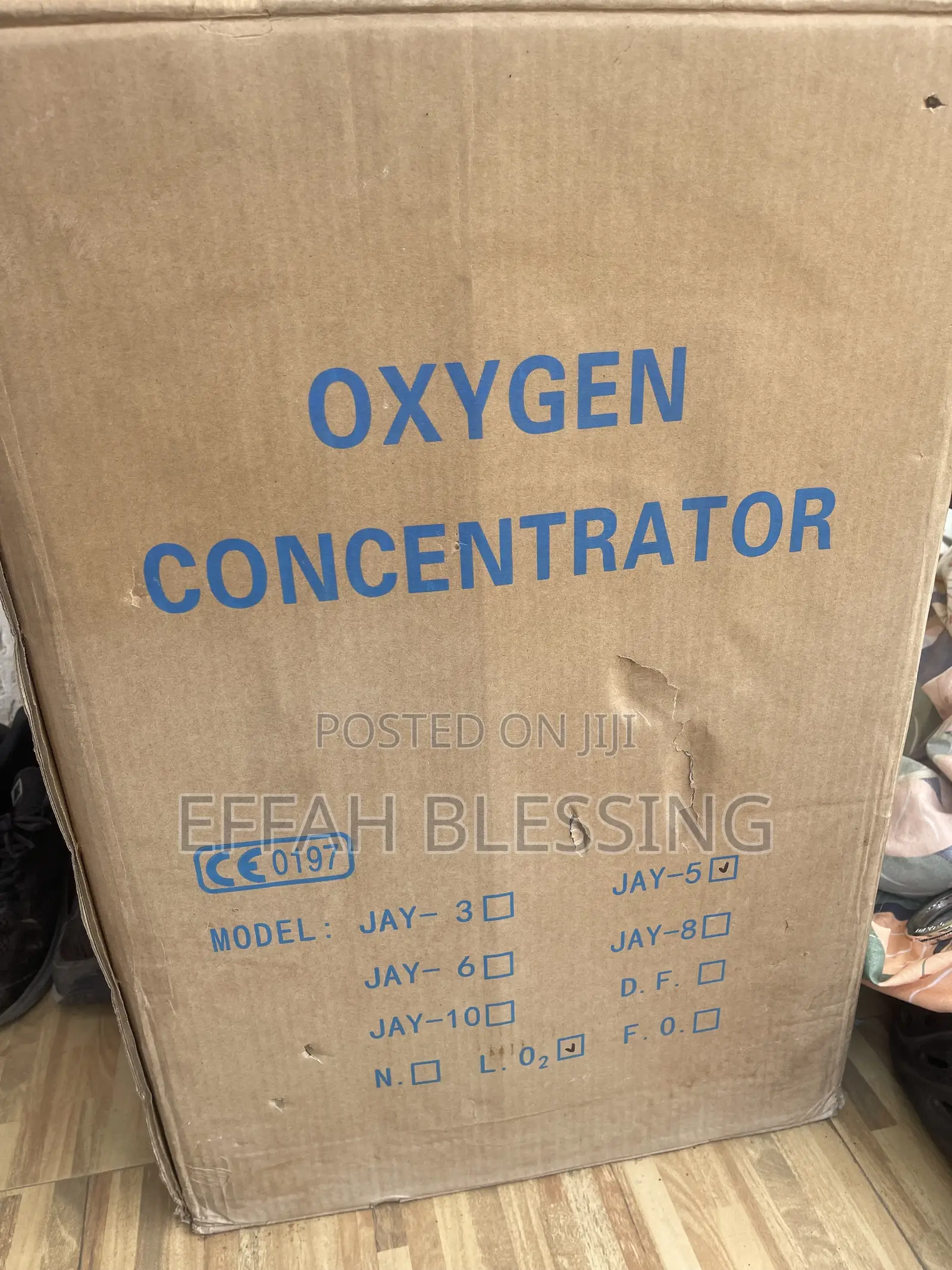 Oxygen Concentrator 5l/Min (JAY-5) - Working, With Box