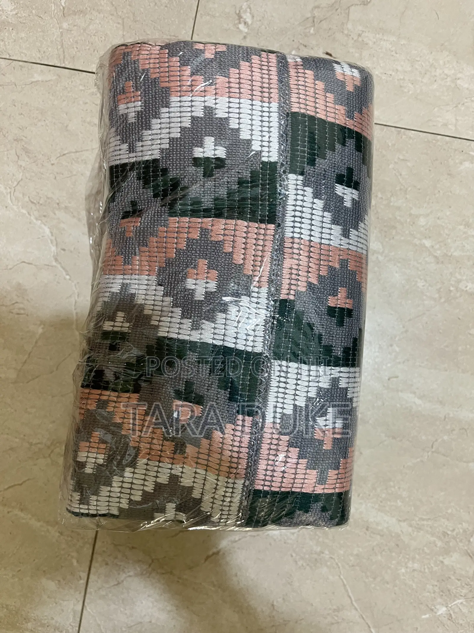 3-Piece Geometric Woven Fabric Bundle