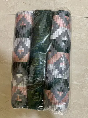 3-Piece Geometric Woven Fabric Bundle