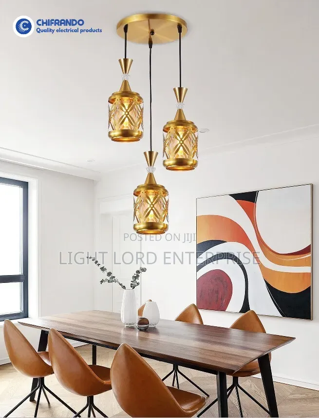 Gold Base Pendant Light