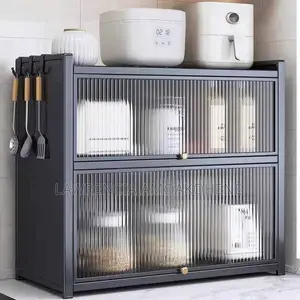 Multi Tier Countertop Storage Cabinet