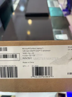 New Laptop Microsoft Surface Laptop 5 16GB Intel Core i7 SSD 512GB
