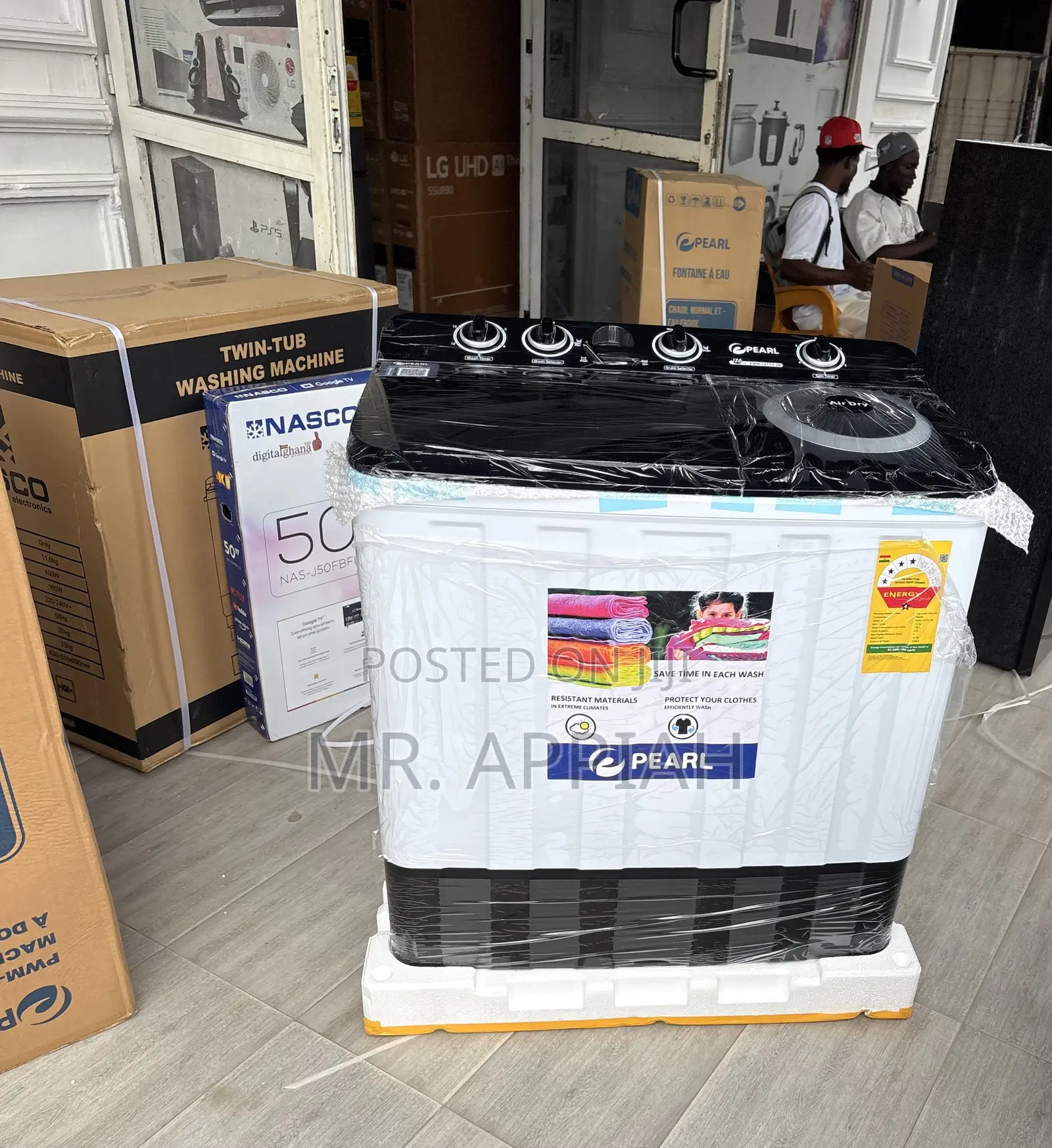 Efficient Affordable Pearl 11kg Spin Dry Washing Machine(Semi-Auto)