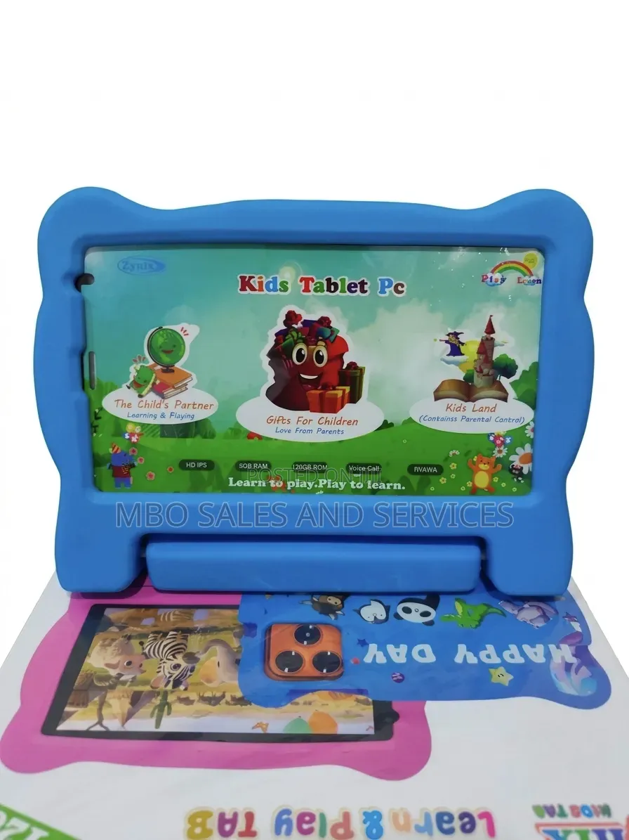 Zynix Edujoy Pad 8 Pro Android Kids Tablet 128gb+6gb - Blue