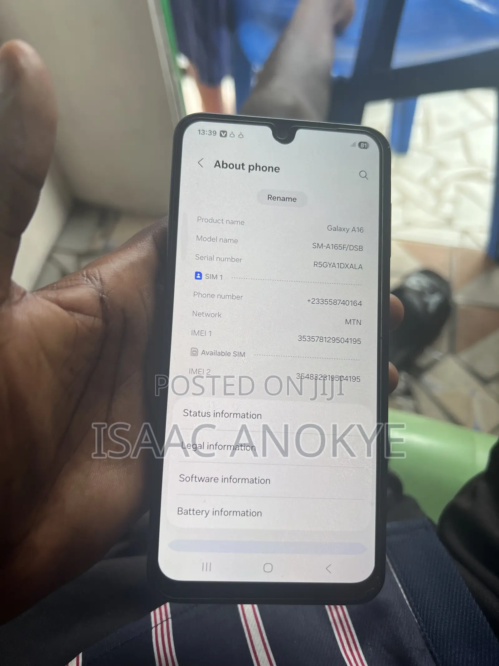 Samsung Galaxy A16 128 GB Black