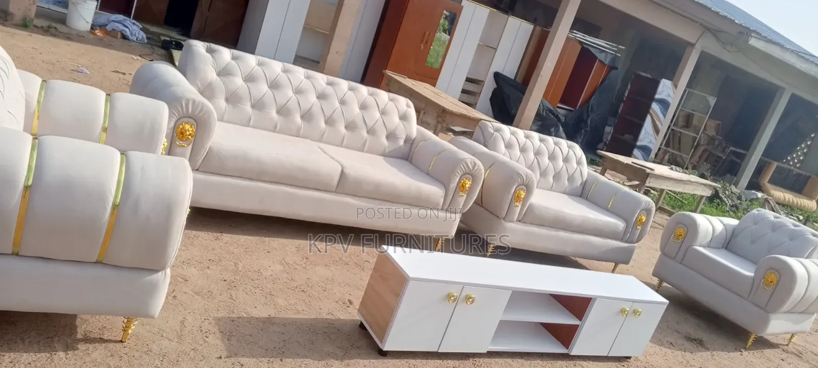 Super Soft Foam Sofa Set for Comfortability, Payment on Delivery
