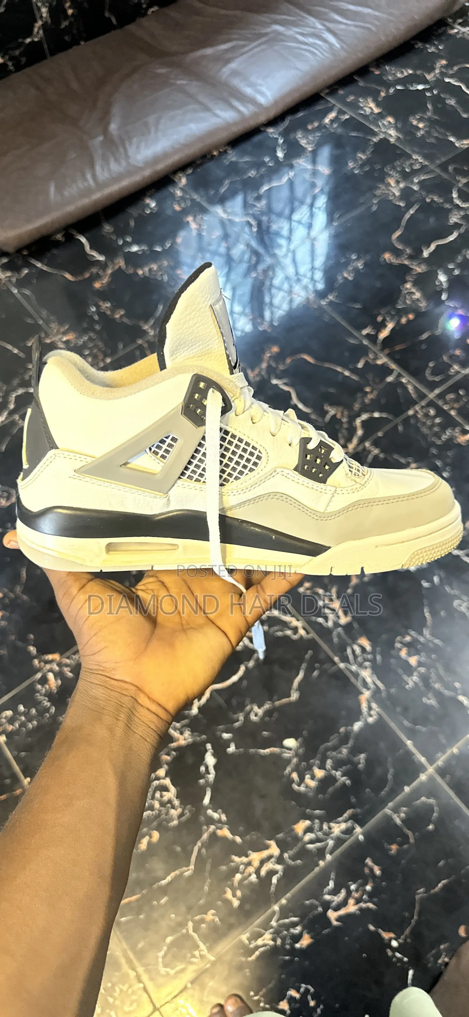 2x Original Jordan 4 Midnight Navy - Size 44