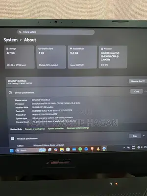 Laptop Asus TUF Gaming FX504 16GB Intel Core i5 SSD 500GB