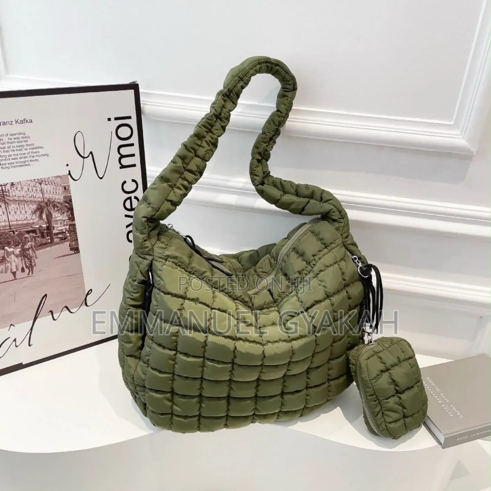 Ladies Casual Puffer Cloud Shoulder Bag
