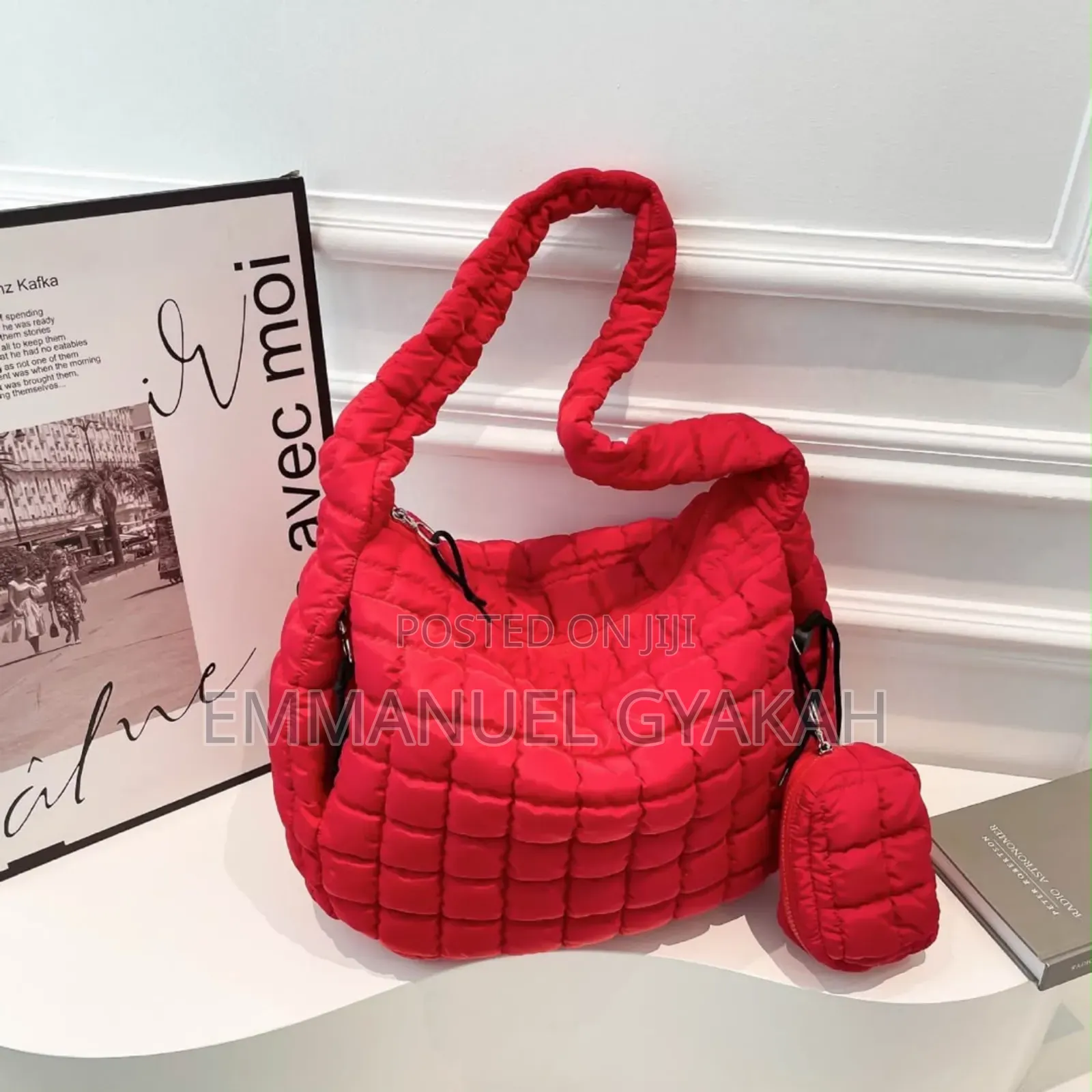 Ladies Casual Puffer Cloud Shoulder Bag