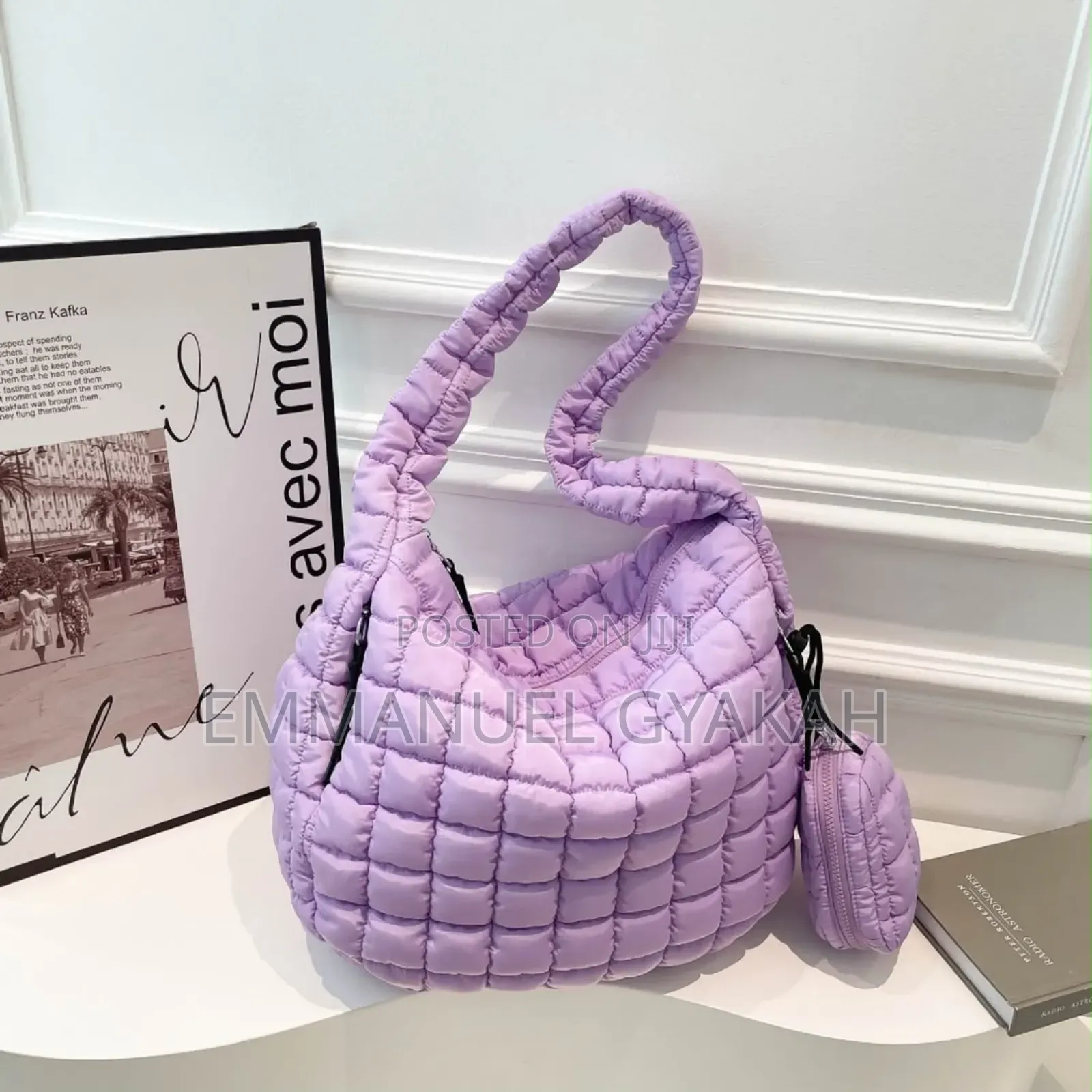 Ladies Casual Puffer Cloud Shoulder Bag