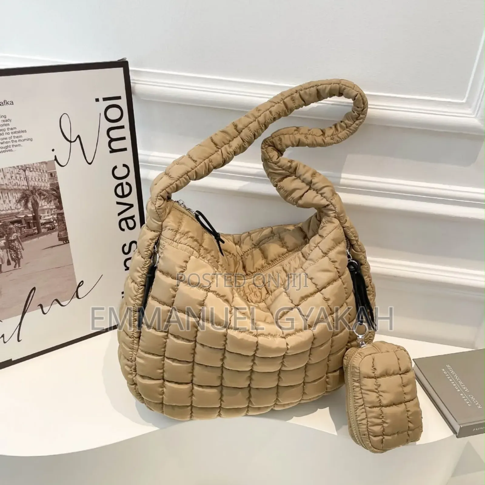 Ladies Casual Puffer Cloud Shoulder Bag