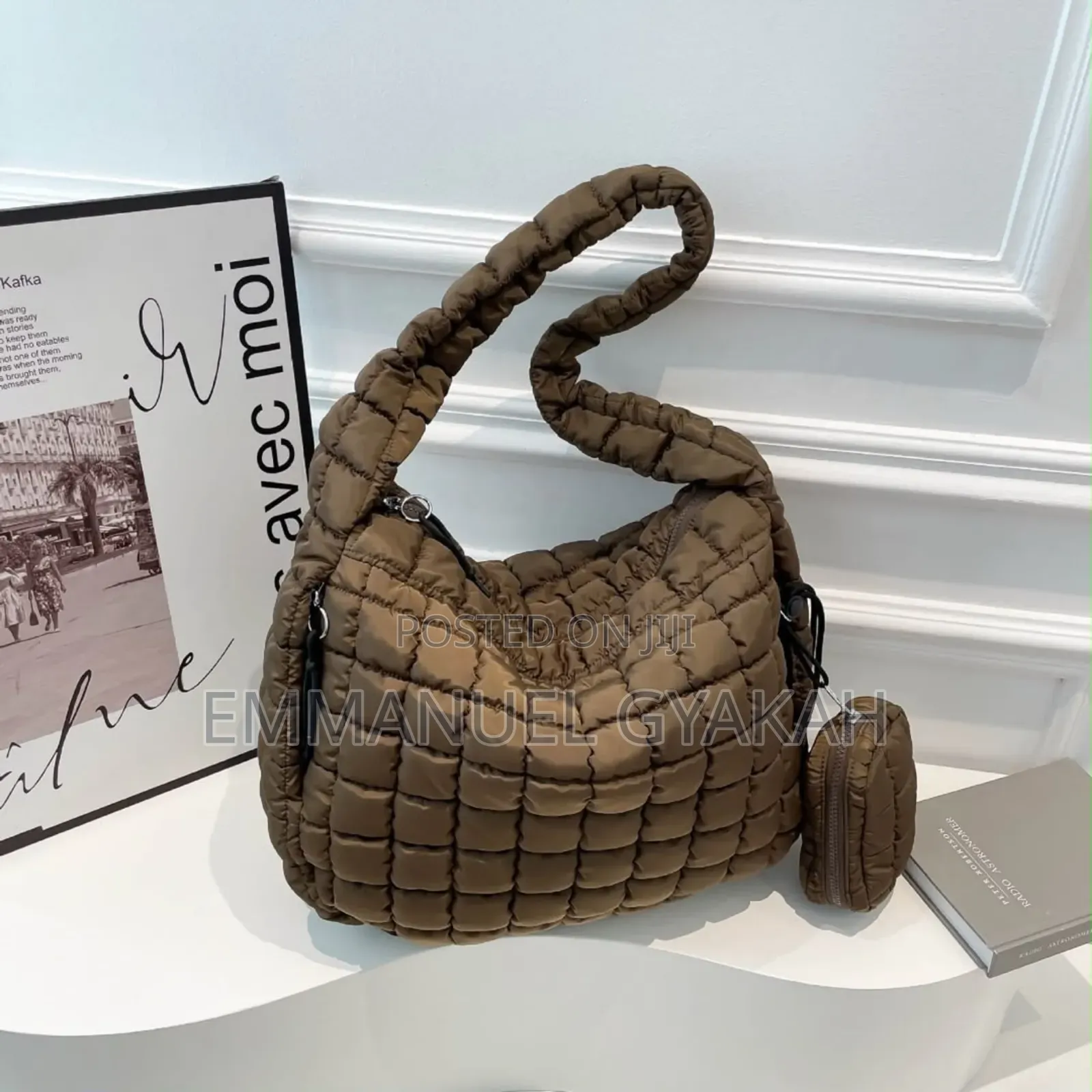 Ladies Casual Puffer Cloud Shoulder Bag