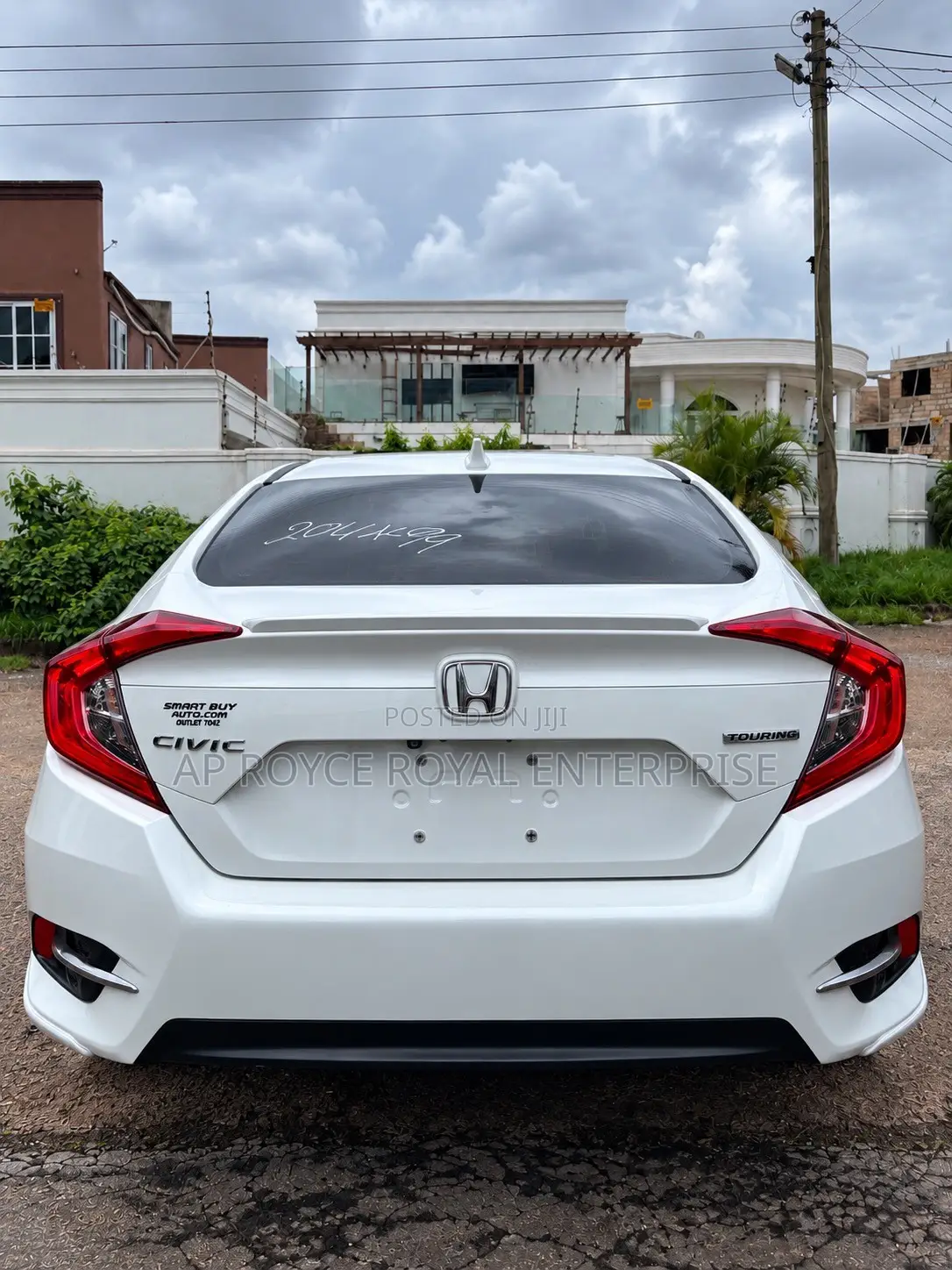 Honda Civic Touring 4dr Sedan (1.5L 4cyl) 2017 White