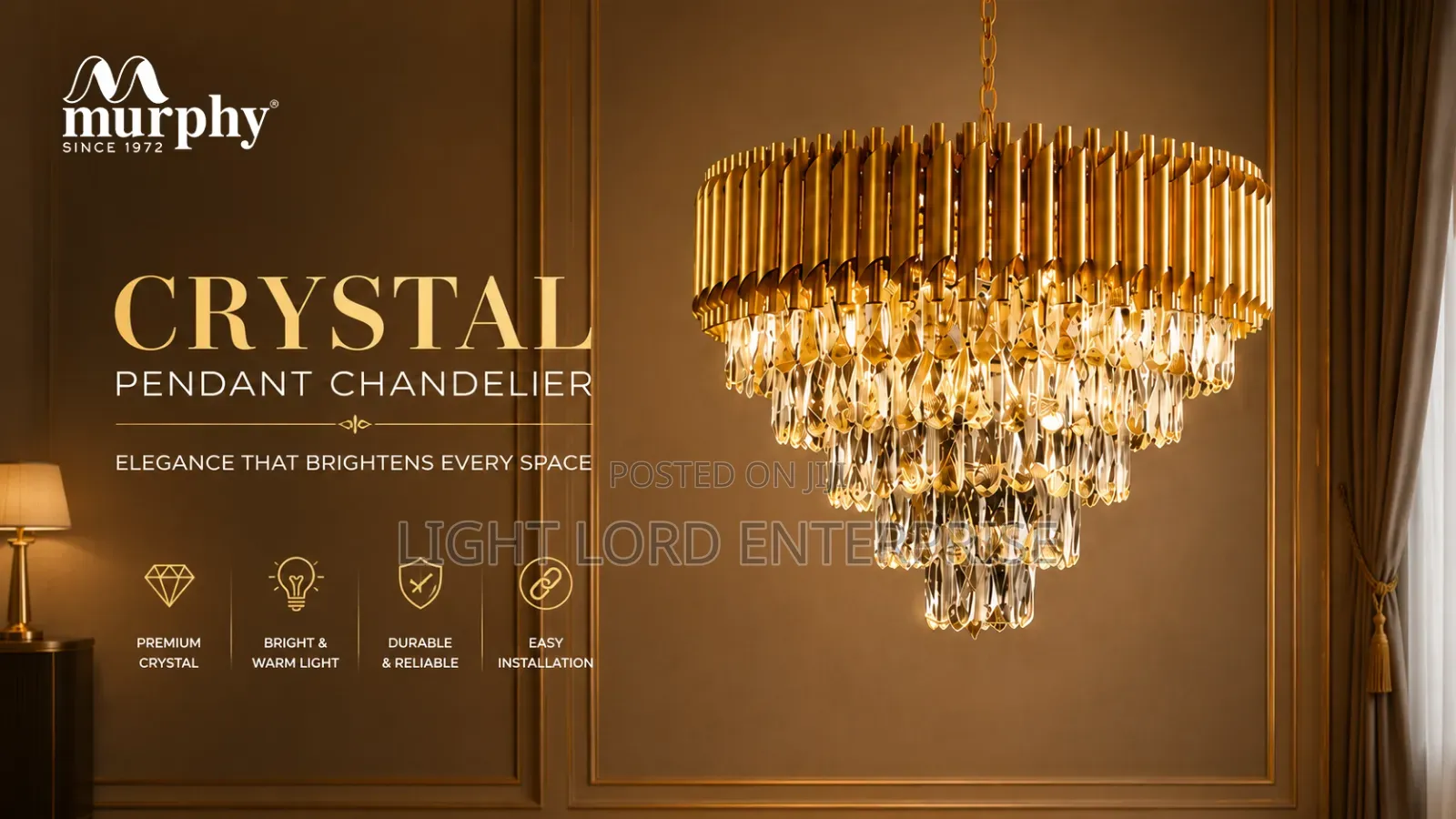 Oman Chandelier Light 400mm