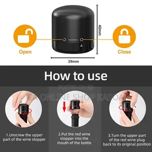 Swivel Open and Close Mini Wine Stopper
