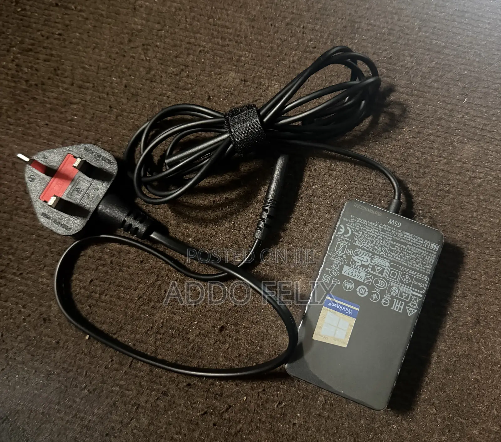 Original Microsoft Surface Charger, 65W Charger