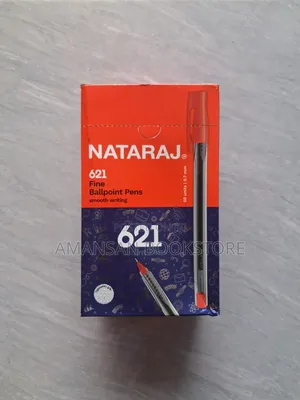 Nataraj Ballpoint Pen: Red