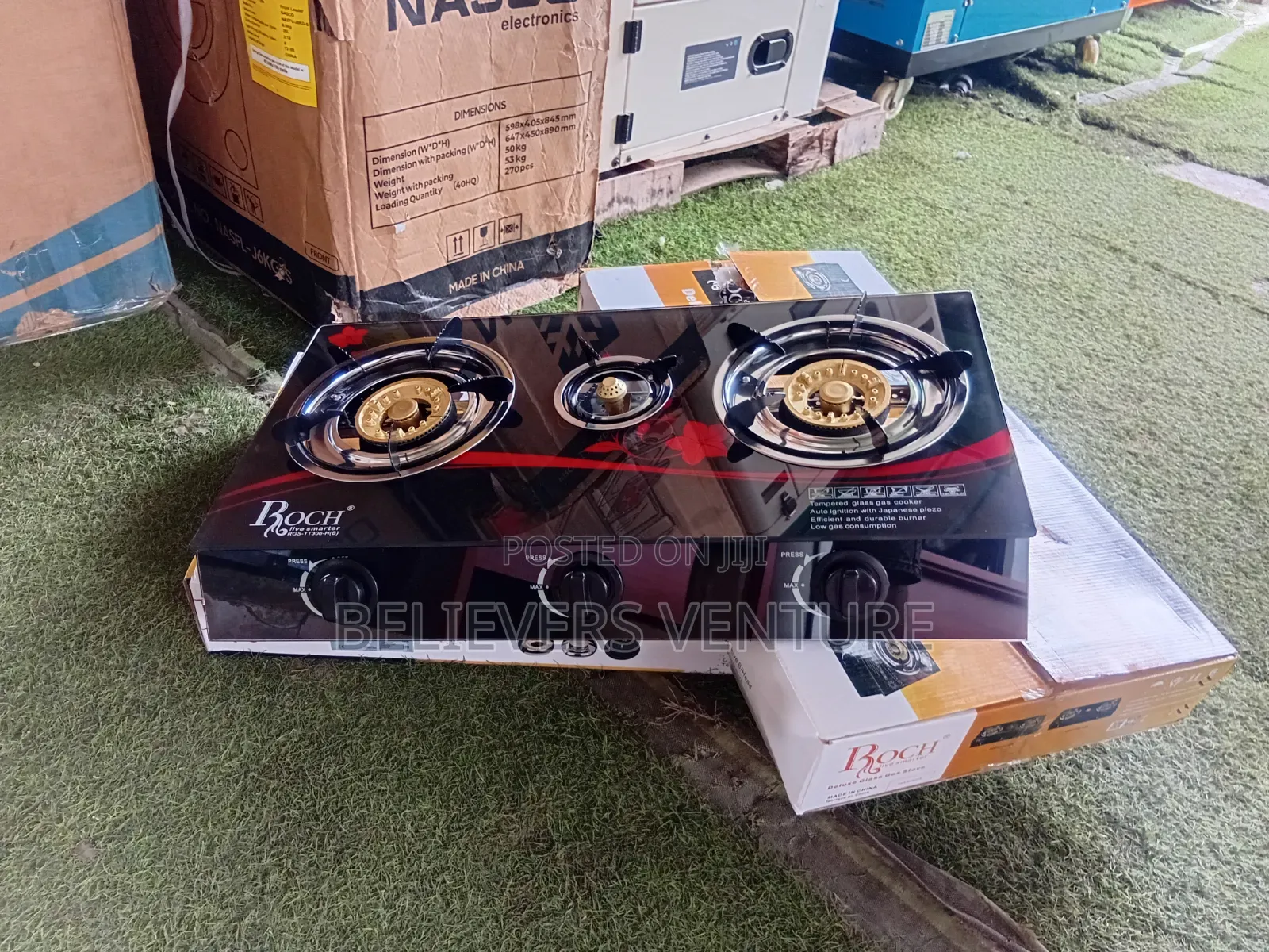 Roch 3 Burner Cooker – Smart Choice for Your Kitchen