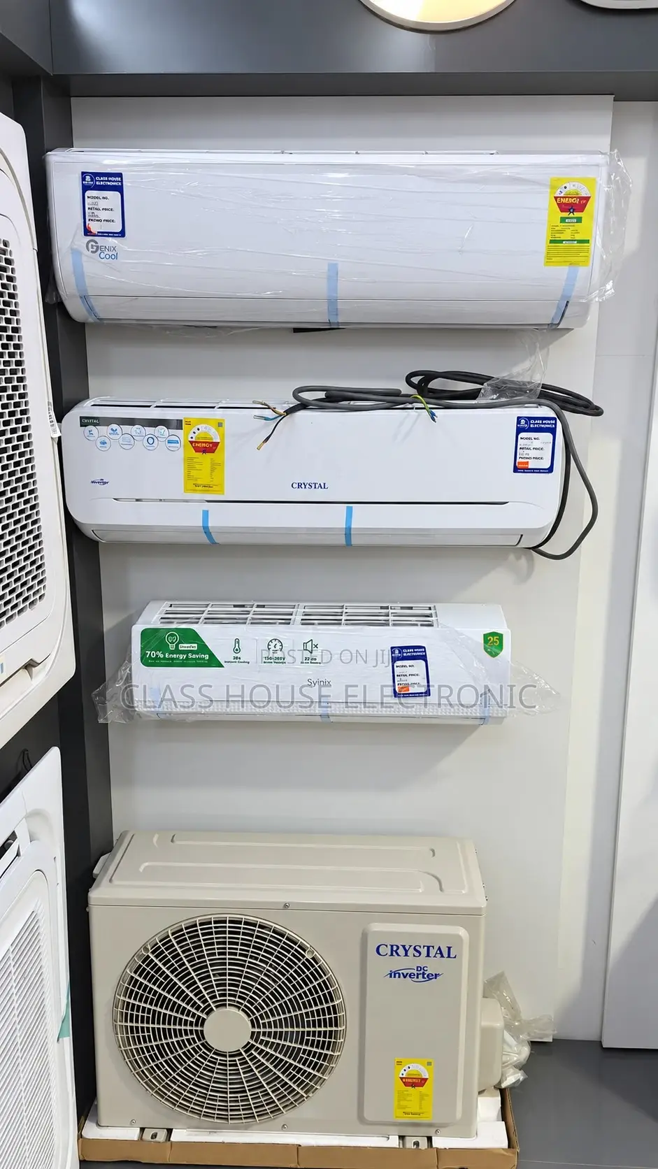 Crystal Air Condition 1.5hp R410 on/Off