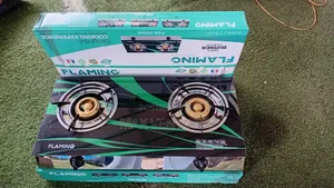 FM-2000 2 Gas Burner Flamino Table Top Cooker Modern Auto Ignition