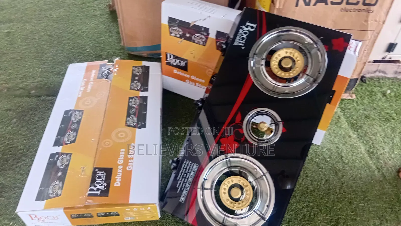 Roch 3 Burner Gas Cooker – Simple, Strong Efficient