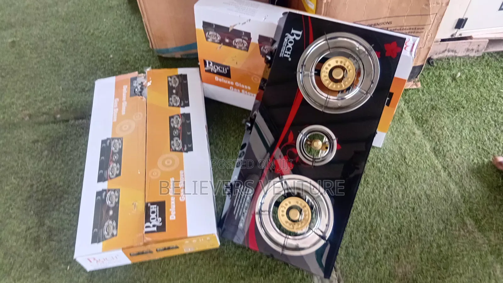 Roch 3 Burner Gas Cooker – Simple, Strong Efficient