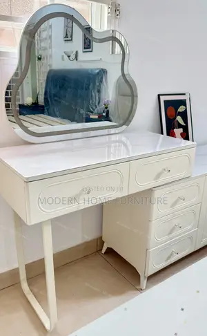 Luxury White Dressing Table | Imported