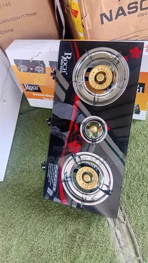 Roch 3 Burners Gas Cooker – Upgrade Your Kitchen Today