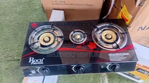 Roch 3 Burners Gas Cooker – Powerful Cooking Made Simple