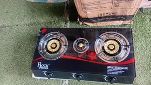 Roch 3 Burners Gas Cooker – Built for Everyday Cooking
