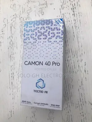 New Tecno Camon 40 Pro 5G 256 GB Black