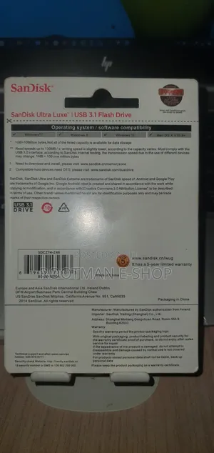 128Gig Sandisk Pendrive USB 3.1