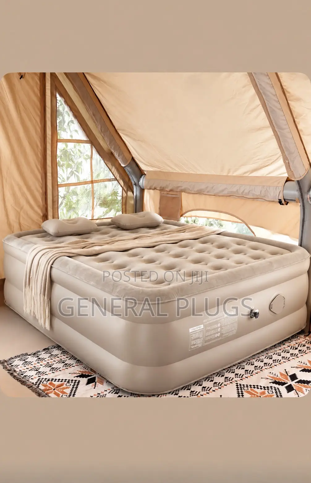 Camping Made Easy ;Original Inflatable Automatic Pump Air Mattress