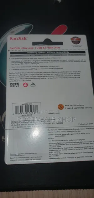 SanDisk Ultra USB 3.1flash Drive