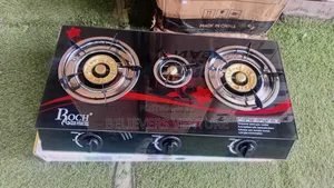 Roch 3 Burners Gas Cooker – Powerful Flame, Easy Cooking