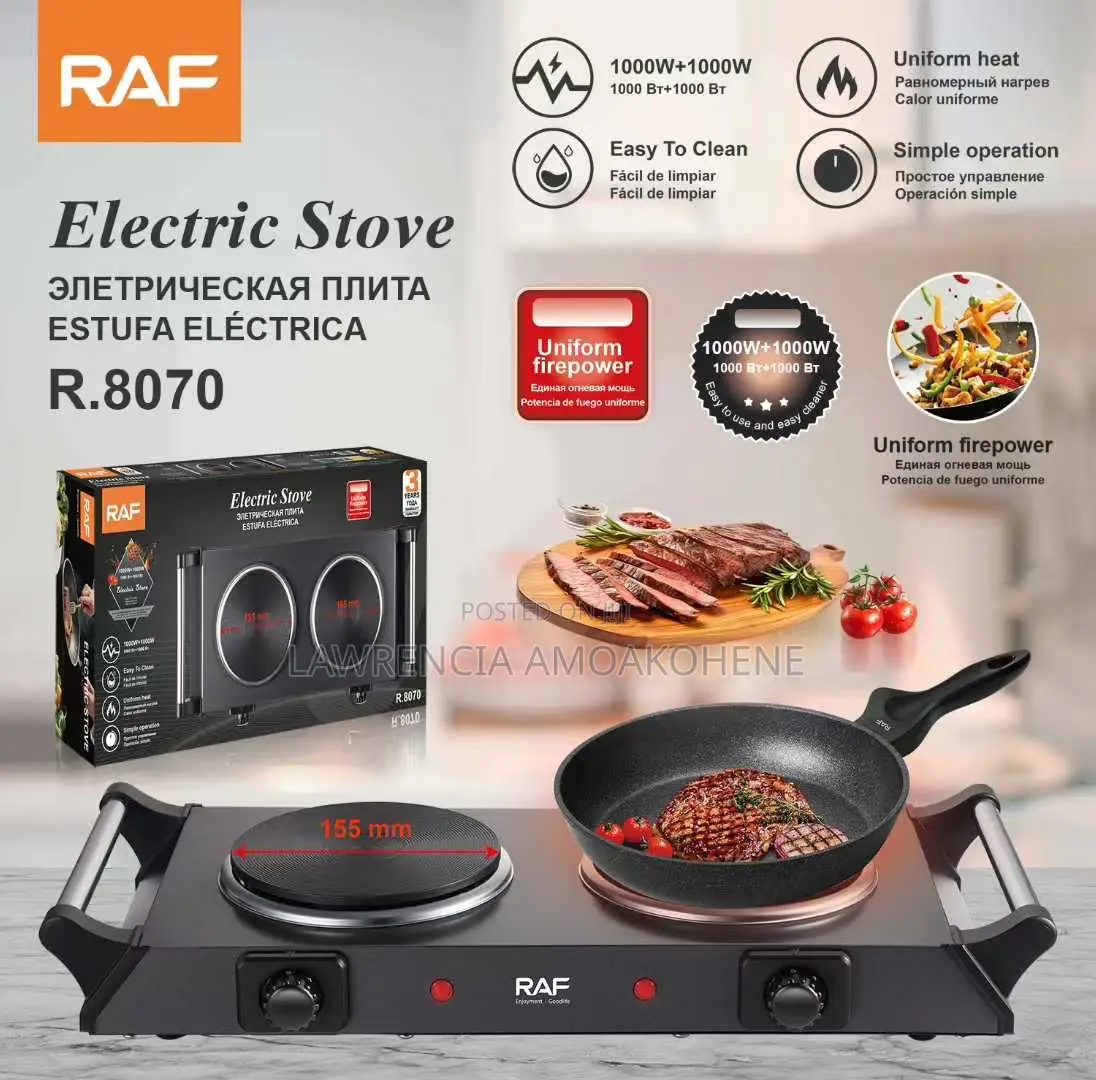 Electric Stove Double Cooktop