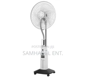 Solar/Electric Rechargeable Mist Fan