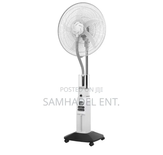 Solar/Electric Rechargeable Mist Fan