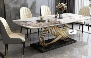 Royal Marble 6 Chair Dining Table