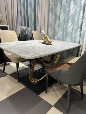 Royal Marble 6 Chair Dining Table