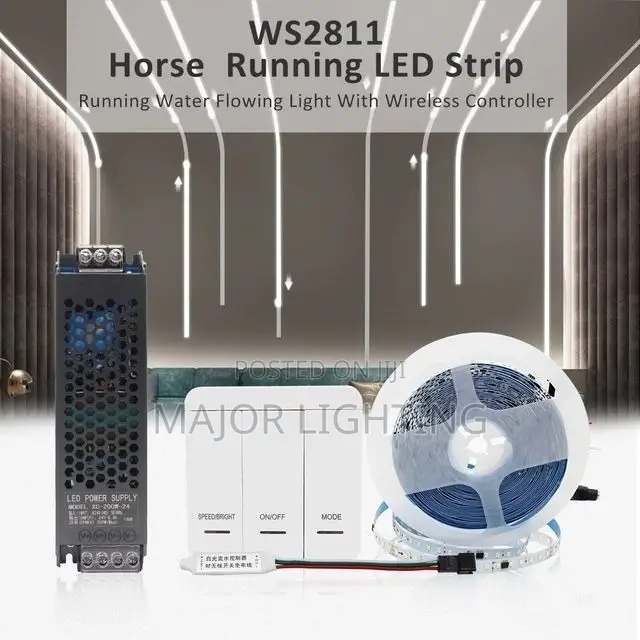 Runing Strip Light Warm/RGB/Staircase Light
