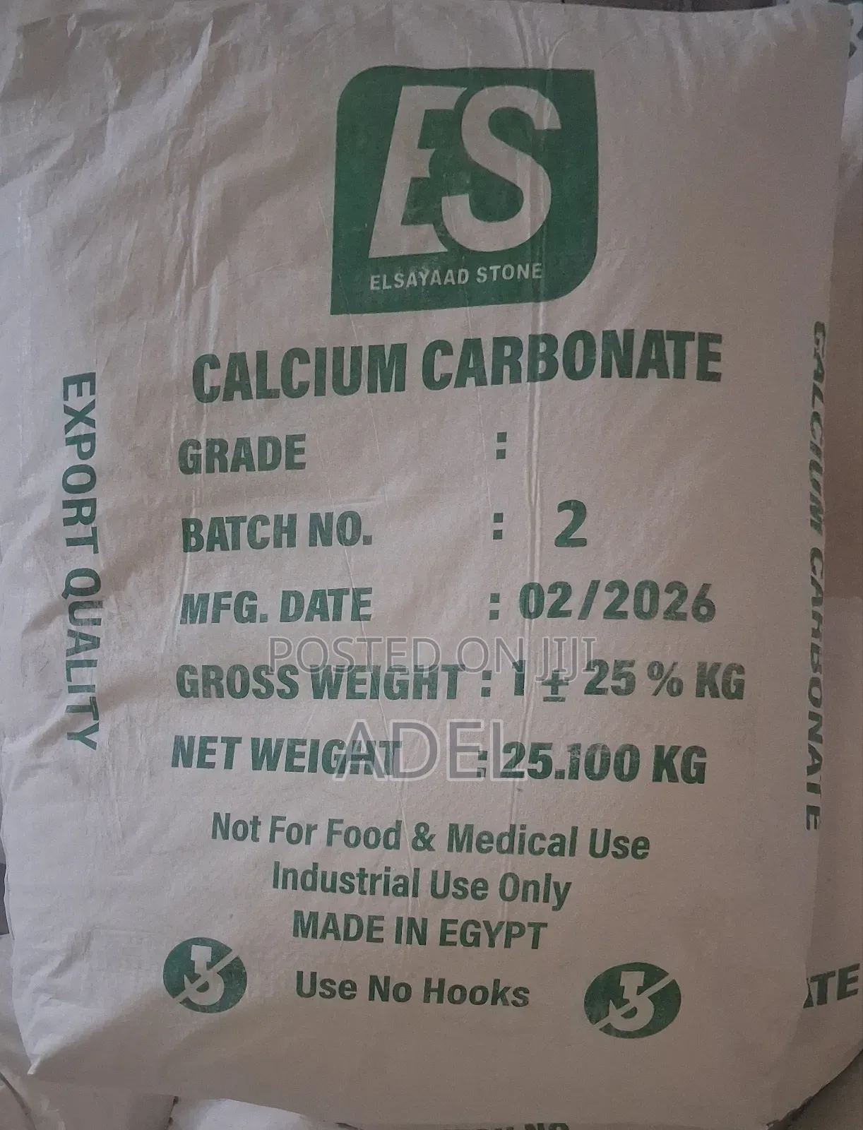 High Purity Calcium Carbonate (CaCO3) – Industrial Use