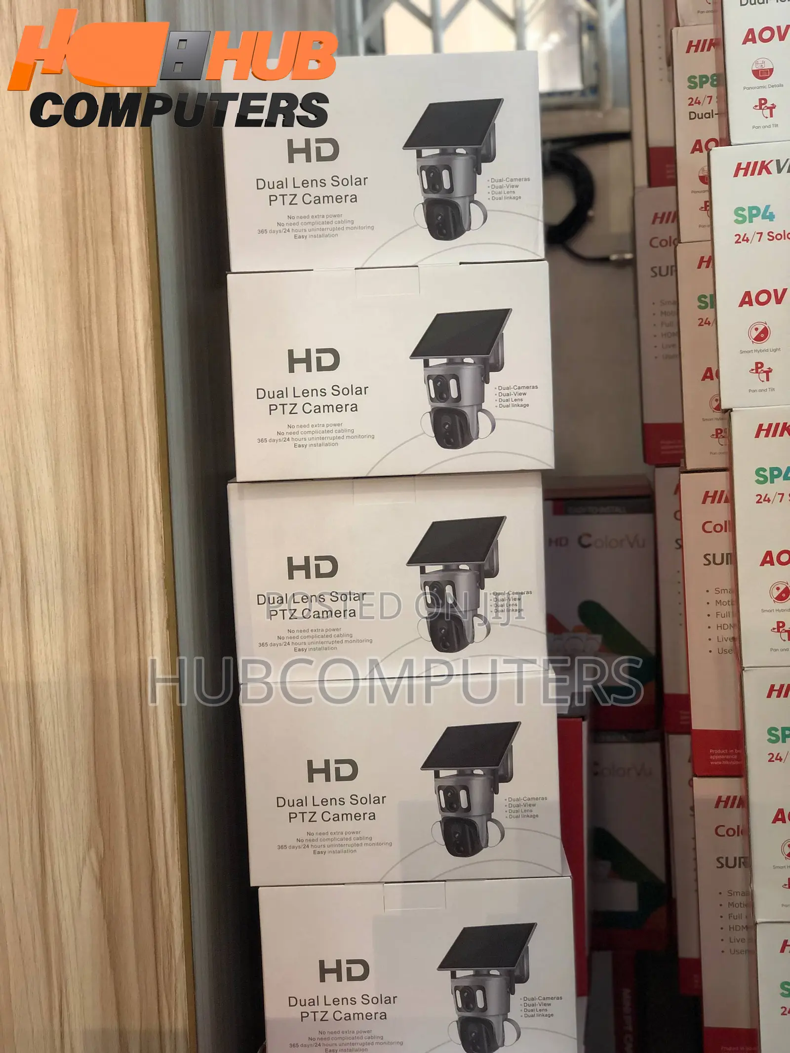 Ubox SD320 Hd Solar PtZ Dual Lens 4G Camera