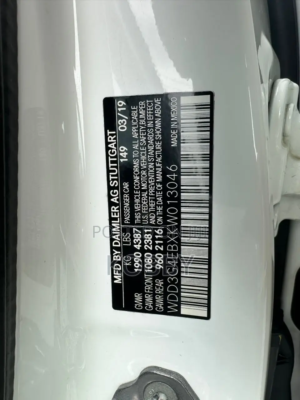 Mercedes-Benz 220 2019 White