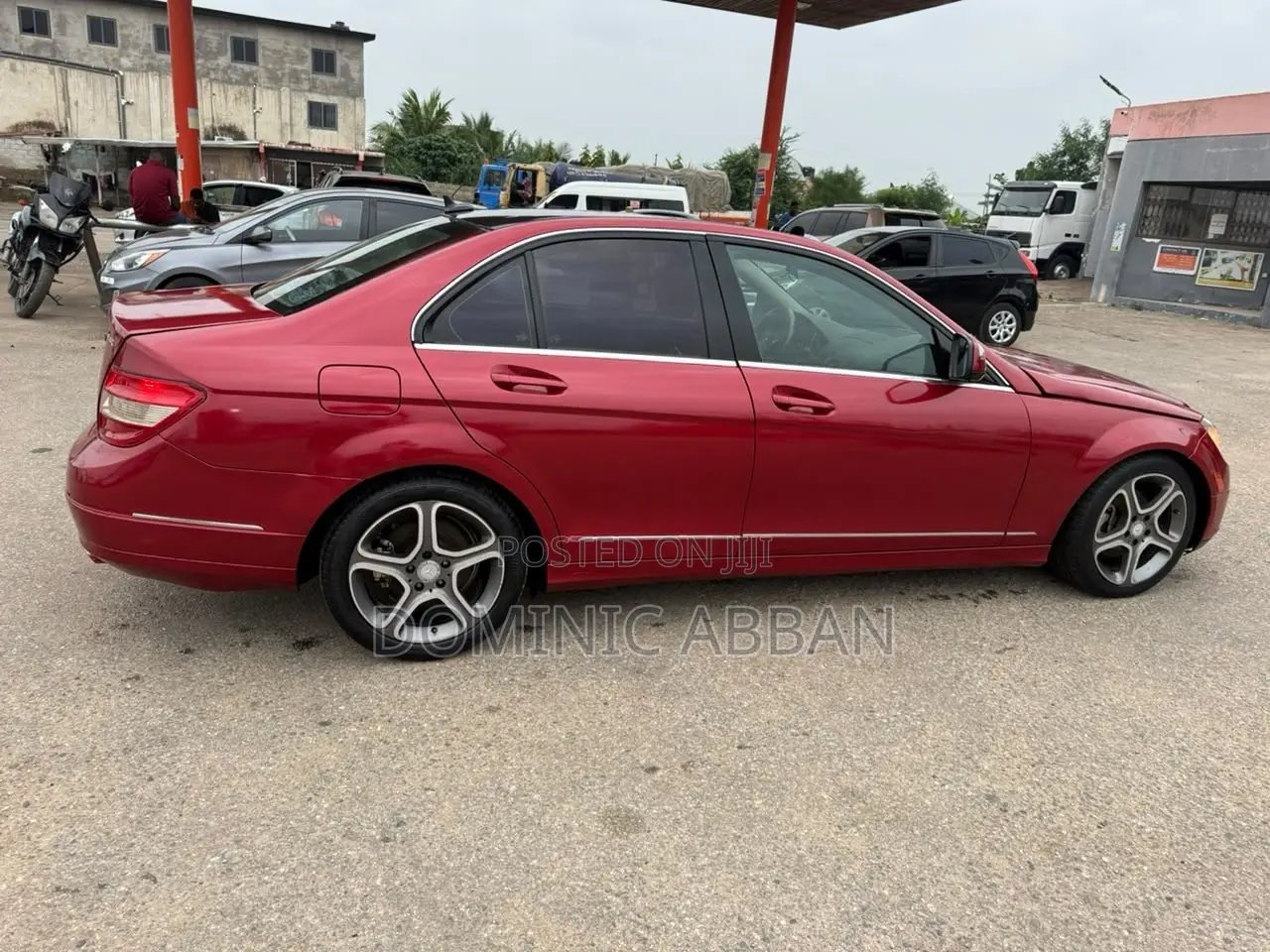 Mercedes-Benz C300 2010 Red