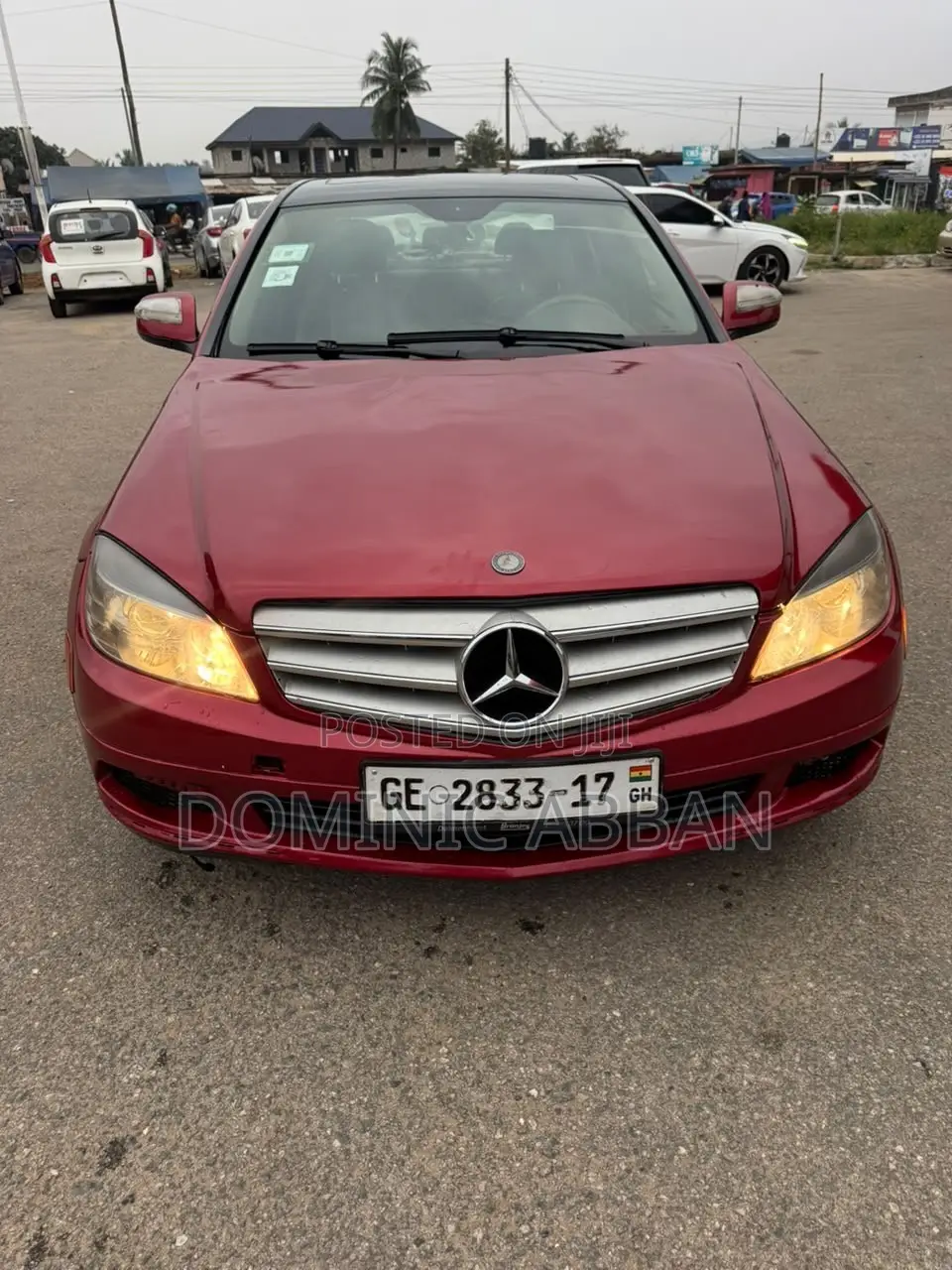 Mercedes-Benz C300 2010 Red