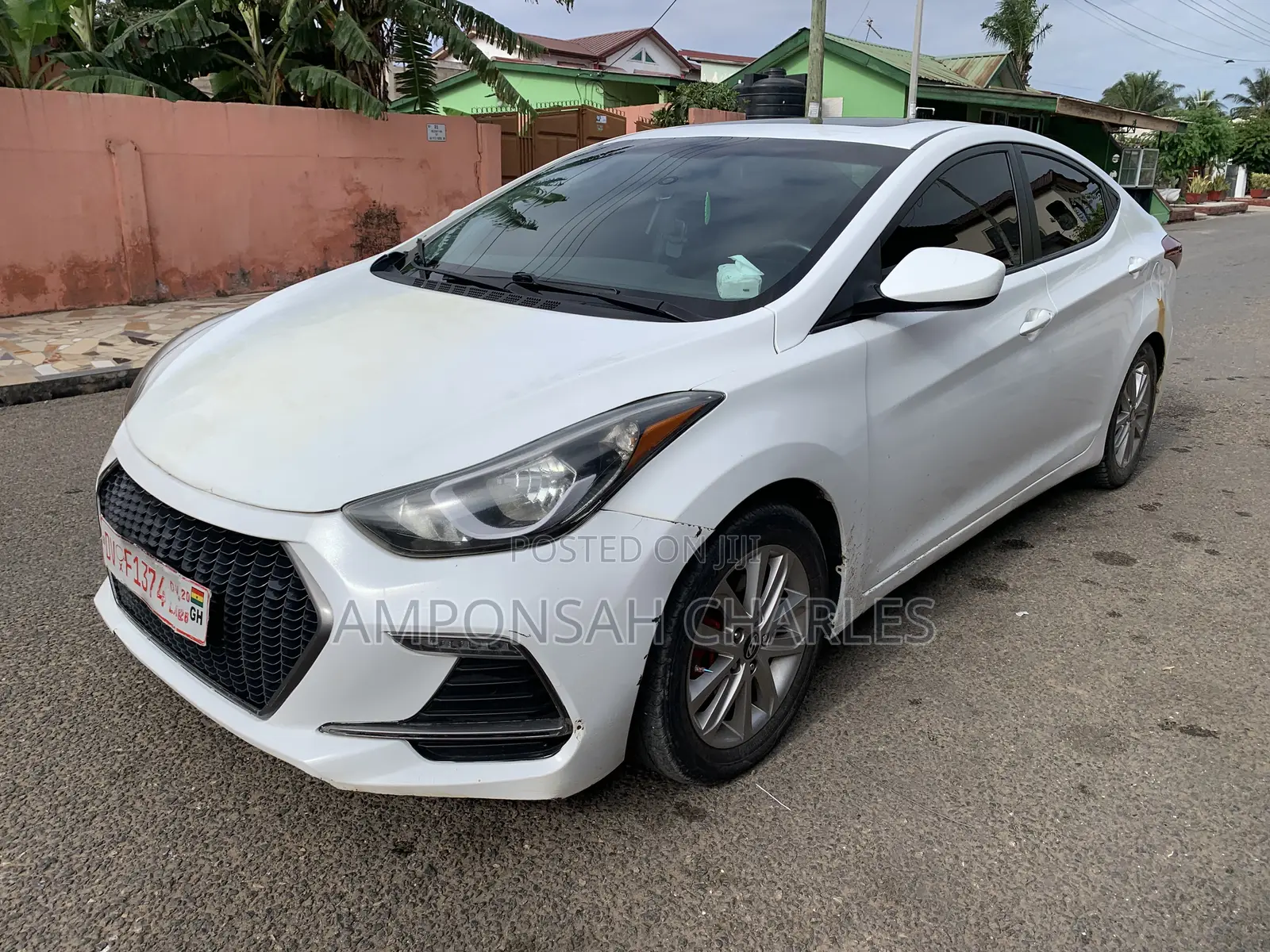 Hyundai Elantra Limited 4dr Sedan (1.8L 4cyl 6A) 2014 White