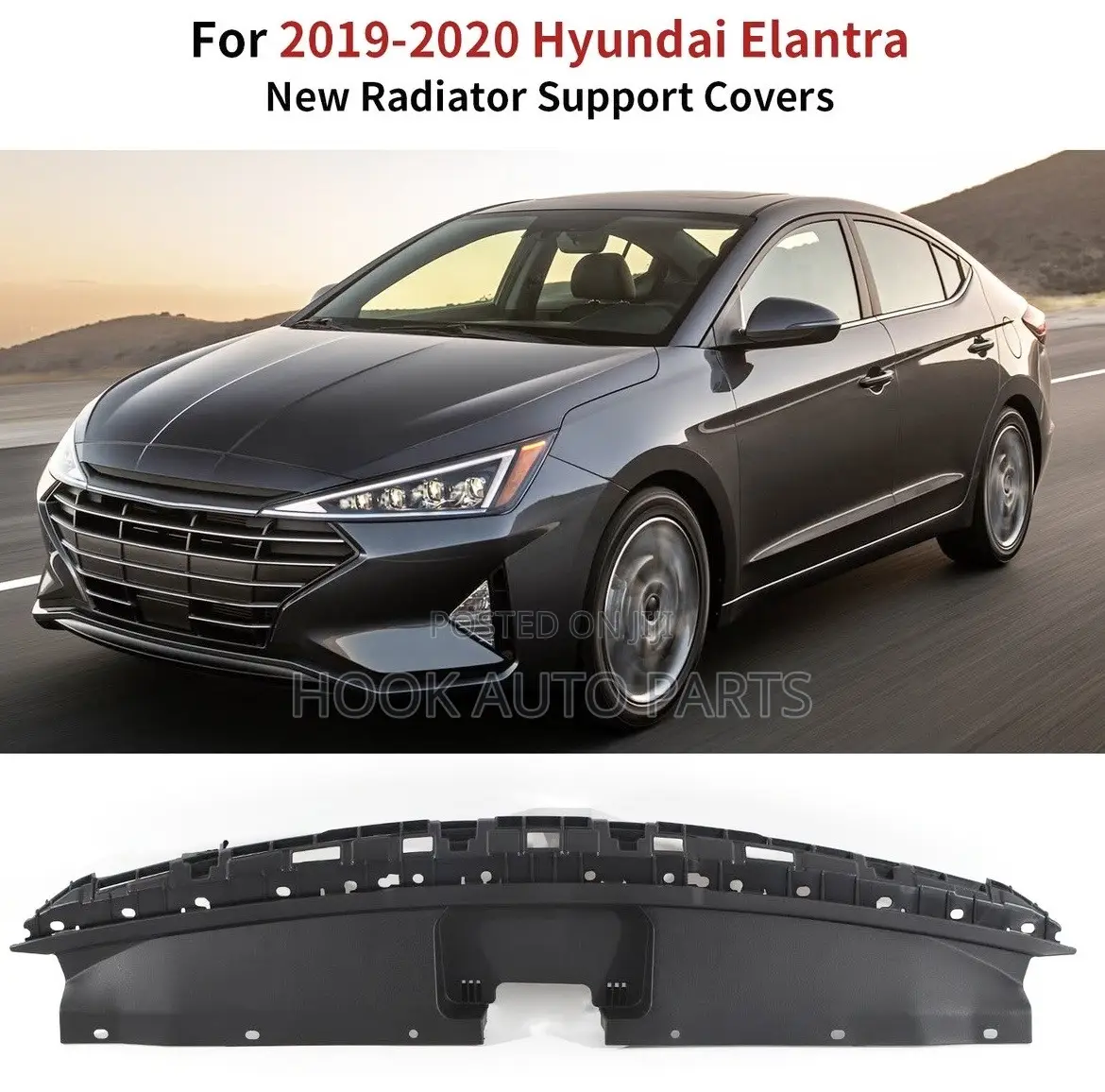 Hyundai Elantra 2019-2020 Radiator Panel Covers