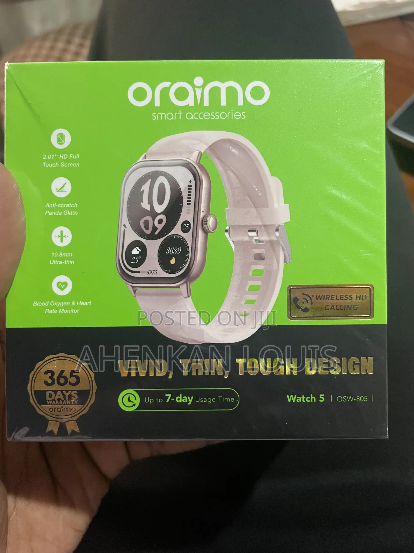 Oraimo Watch 5 2.01" HD Panda Glass